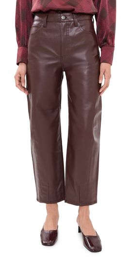 Pistola Pistola Eli High Rise Arched Leg Pants Cabernet