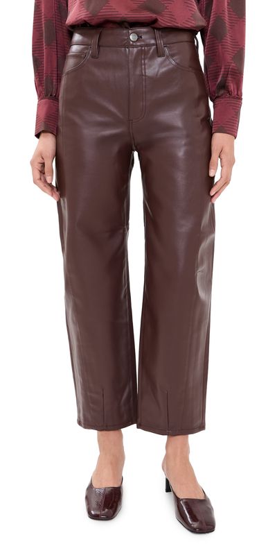 Pistola Pistola Eli High Rise Arched Leg Pants Cabernet