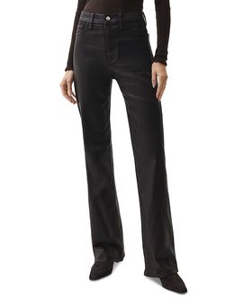 Pistola Pistola Evie High Rise Bootcut Jeans in Coated Mocha