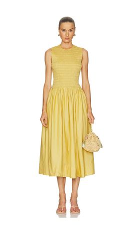 Reformation - Inda Open Knit Mini Dress Birch XS
