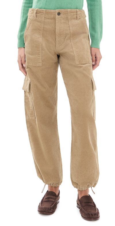 Pistola Pistola Honor Utility Corduroy Cargo Pants Camel