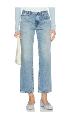 PISTOLA PISTOLA Issa Mid Rise Relaxed Ankle Straight Jeans