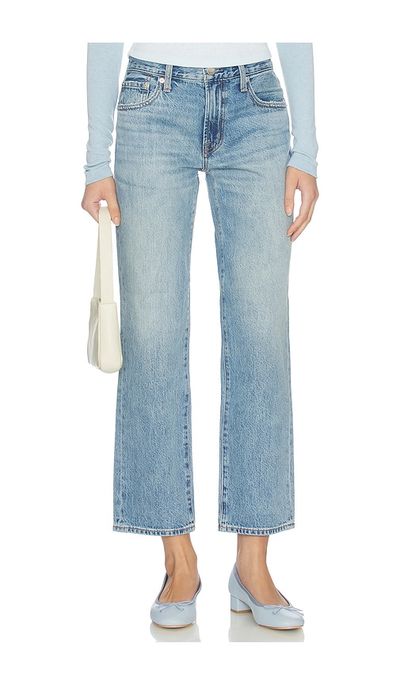 PISTOLA PISTOLA Issa Mid Rise Relaxed Ankle Straight Jeans