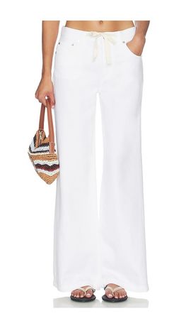 PISTOLA PISTOLA Jadyn Low Slung Palazzo Jeans With Drawcord