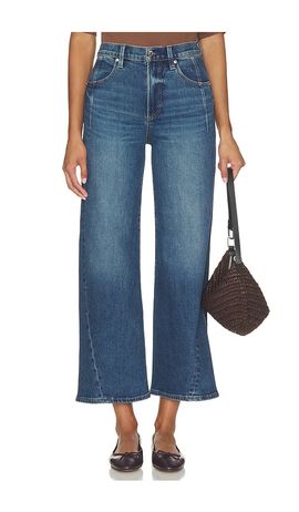 PISTOLA PISTOLA Kyra Ankle High Rise Bowed Wide Leg Jeans