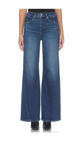 PISTOLA PISTOLA Kyra High Rise Bowed Ankle Wide Leg Jeans