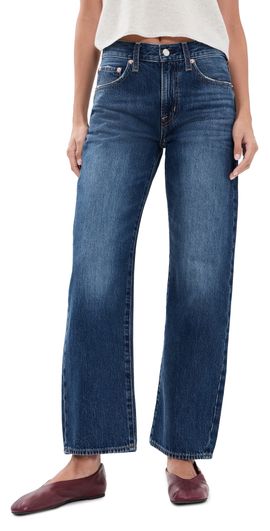 Pistola Pistola Lexi Bowed Straight Jeans Moonwave