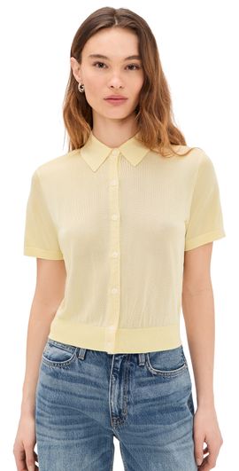 Pistola Pistola Lucca Cardigan Pale Yellow