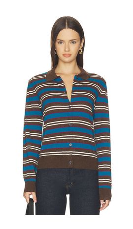 PISTOLA PISTOLA Lyvia Long Sleeve Merino Polo Cardigan