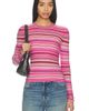 PISTOLA PISTOLA Madison Long Sleeve Crew Neck Sweater - 1