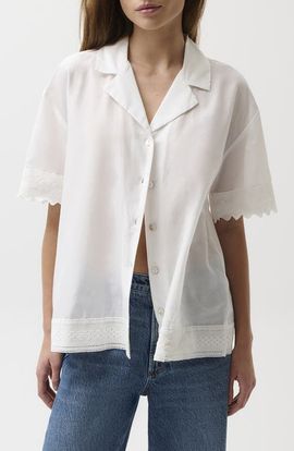 Pistola Pistola Maliah Silk & Cotton Camp Shirt