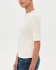 Pistola Pistola Melika Quarter Sleeve Crew Neck Tee Soft White - 4