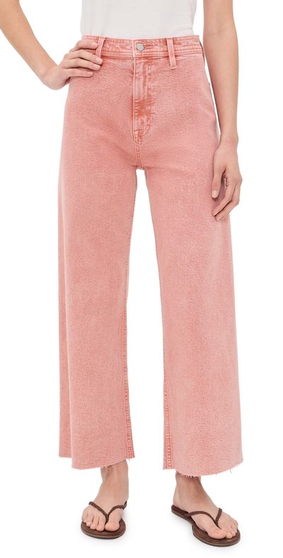 Pistola Pistola Penny Crop Jeans Coral Rose