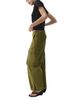 Pistola Pistola Petra Cotton Drawstring Harem Cargo Pants - 4