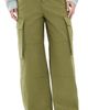 Pistola Pistola Petra Drawstring Harem Cargo Pants Deep Moss - 1