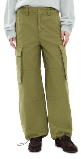 Pistola Pistola Petra Drawstring Harem Cargo Pants Deep Moss