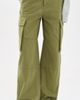 Pistola Pistola Petra Drawstring Harem Cargo Pants Deep Moss - 2