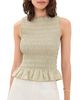 Pistola Pistola Phoebe Smocked Tank Mist - 1