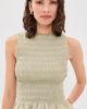 Pistola Pistola Phoebe Smocked Tank Mist - 2