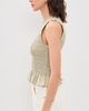 Pistola Pistola Phoebe Smocked Tank Mist - 4