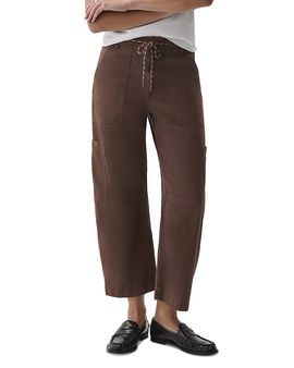 Pistola Pistola Sabrina Cotton Curved Utility Pants