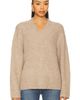 PISTOLA PISTOLA Talia Chunky V-Neck Long Sleeve Sweater - 1