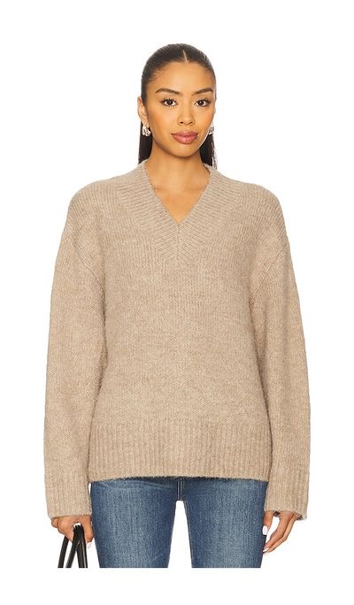 PISTOLA PISTOLA Talia Chunky V-Neck Long Sleeve Sweater
