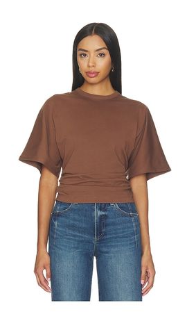 PISTOLA PISTOLA Veronica Kimono Sleeve Fitted Tee