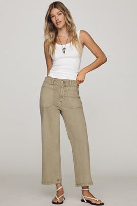 Pistola Zooey Patch Pockets Utility Pants