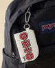 Pizzazz Pizzazz Collegiate Keyring Coin Purse in White, Women's at Urban Outfitters - 1