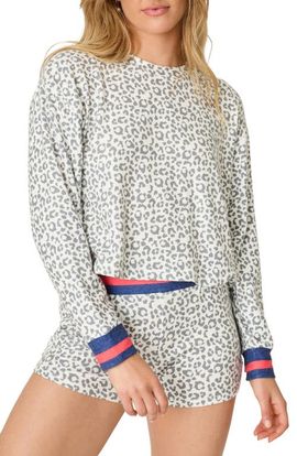 PJ Salvage PJ Salvage Cats Meow Long Sleeve Pajama Top