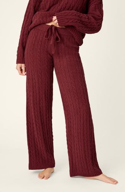 PJ Salvage PJ Salvage Cozy Chenille Cable Knit Lounge Pants