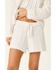 PJ Salvage PJ Salvage Cozy Chenille Cable Knit Sleep Shorts - 1