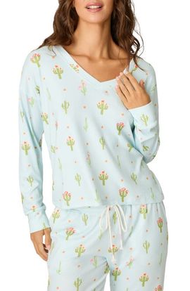 PJ Salvage PJ Salvage Feelin Prickly Jersey Pajama Top