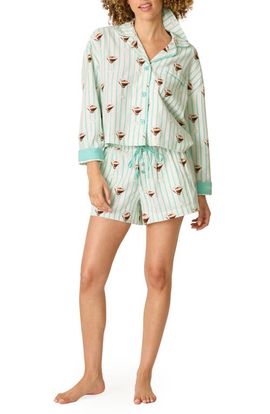 PJ Salvage PJ Salvage Flannel Pajamas and Headband 3-Piece Set