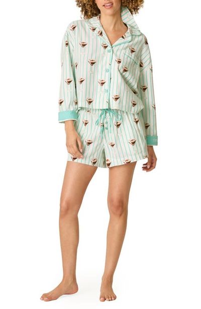 PJ Salvage PJ Salvage Flannel Pajamas and Headband 3-Piece Set