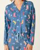 PJ Salvage PJ Salvage Howdy Holidays Notch Collar Pajama Top - 1