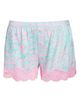 PJ Salvage PJ Salvage Leo Dreams Lace Trim Brushed Jersey Pajama Shorts - 5
