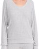PJ Salvage PJ Salvage Long Sleeve Textured Essentials Top Heather Grey - 1