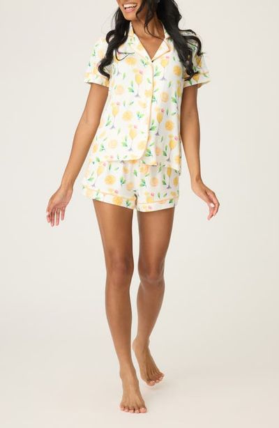 PJ Salvage PJ Salvage Mimosa Me Short Pajamas & Headband Set