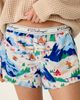 PJ Salvage PJ Salvage Print Cotton Flannel Pajama Shorts - 4