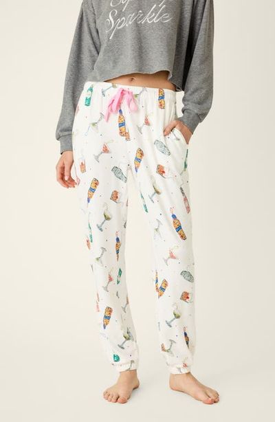 PJ Salvage PJ Salvage Sip Sip Sparkle Banded Pajama Pants