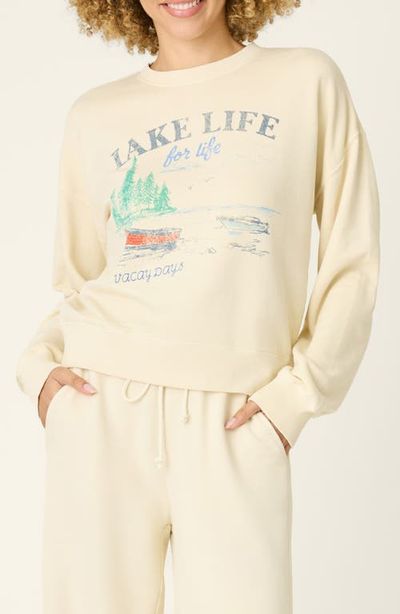 PJ Salvage PJ Salvage Washed Away Garment Dye Cotton French Terry Pajamas