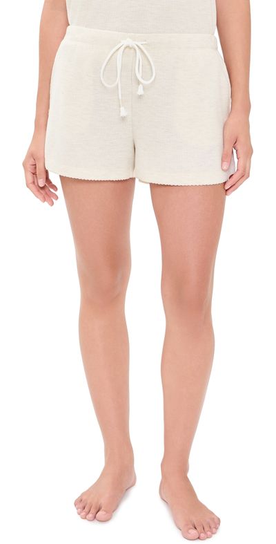 PJ Salvage PJ Salvage Weekend Waffles Shorts Light Oatmeal