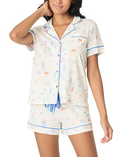 Pj Salvage Pj Salvage Whimsy Short Sleeve Pajama Set