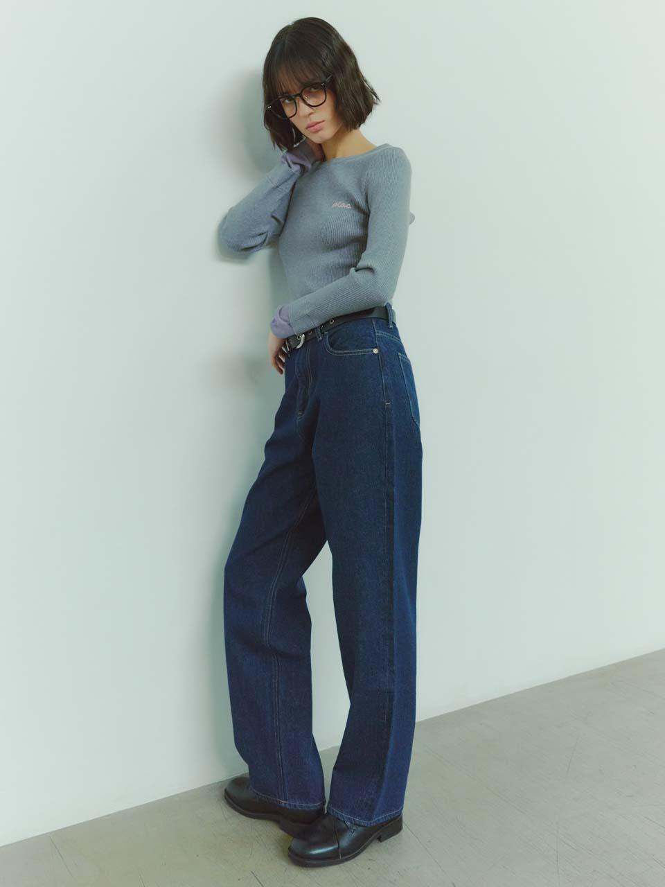 PLAC Straight Denim Pants