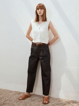 PLAC Tanni T12 One-Tuck Raw Jeans