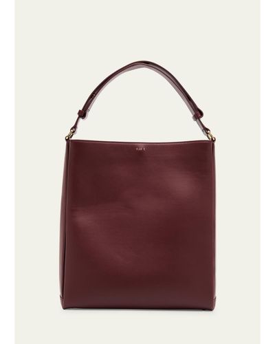 Plan C Folded Tote Bag in Vitello Leather