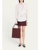 Plan C Folded Tote Bag in Vitello Leather - 5