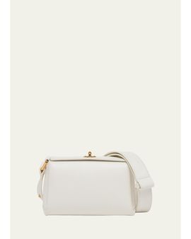 Plan C Mini Turn-Lock Leather Shoulder Bag